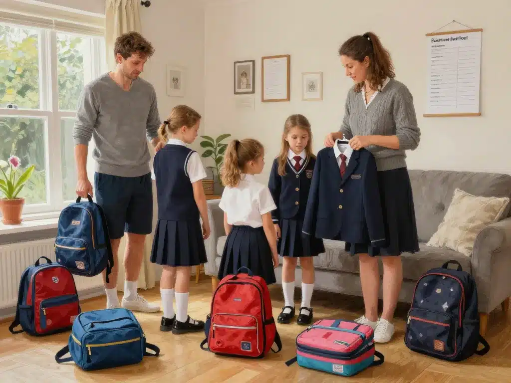 Conseils préparation rentrée scolaire Angleterre 2024 famille