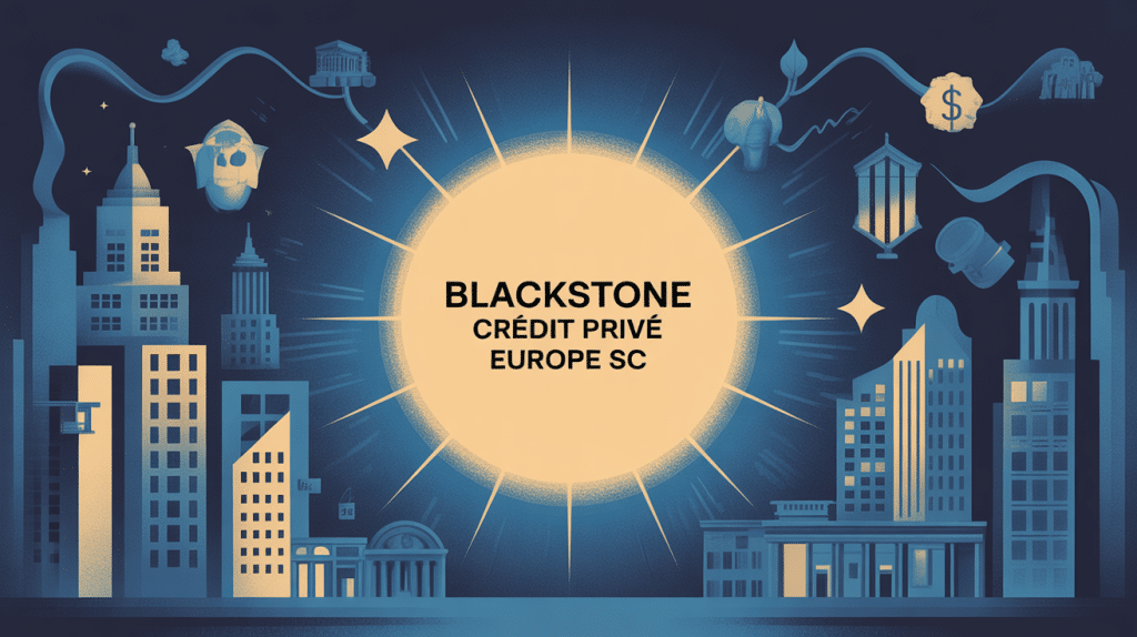 blackstone crédit privé europe sc illustration fonds finance européenne