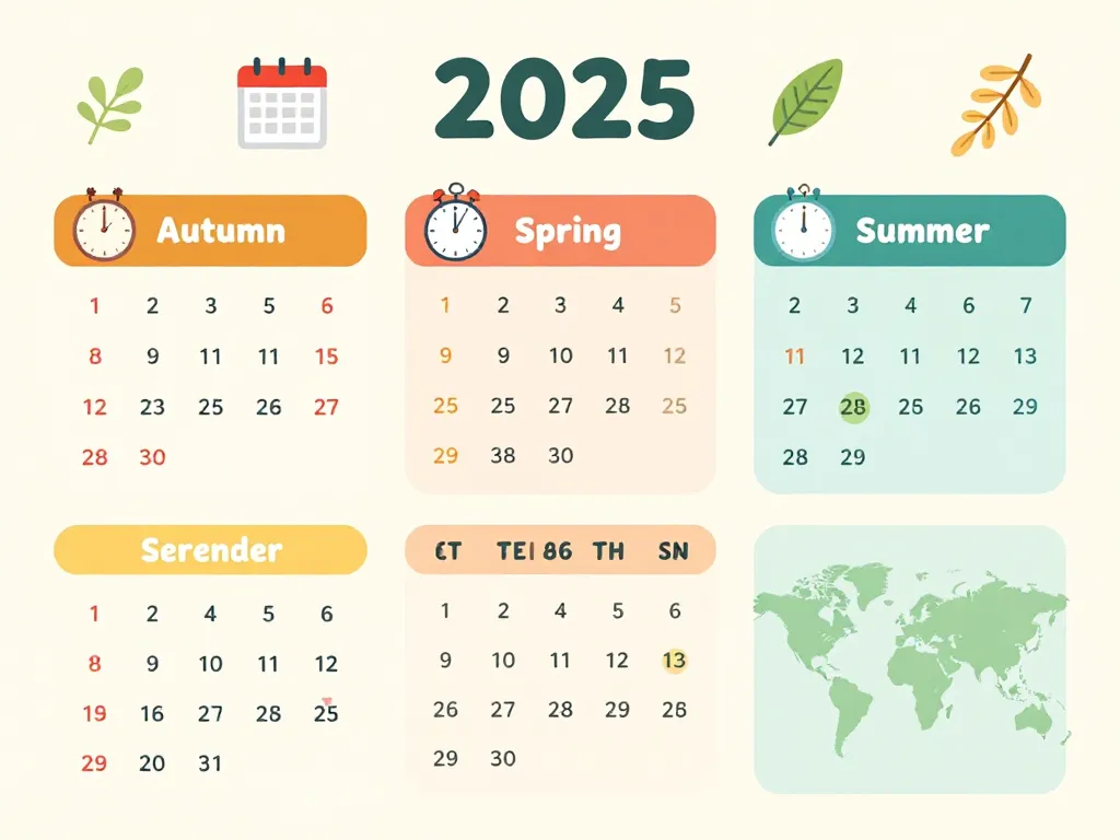 Calendrier visuel rentrée scolaire Angleterre 2024