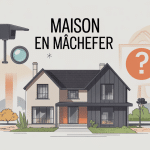 faut il acheter une maison en mâchefer illustration stylisée mur épais