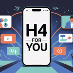 h4 for you illustration optimisation vidéo réseaux sociaux