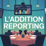L'Addition Reporting illustration pilotage restaurant