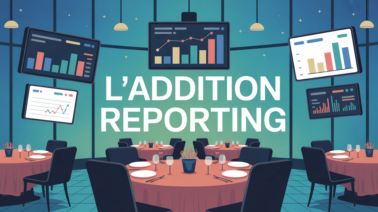 L'Addition Reporting illustration pilotage restaurant