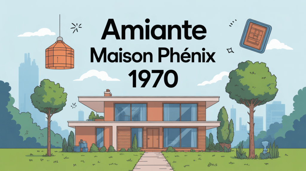 Maison Phenix 1970 amiante illustration diagnostic