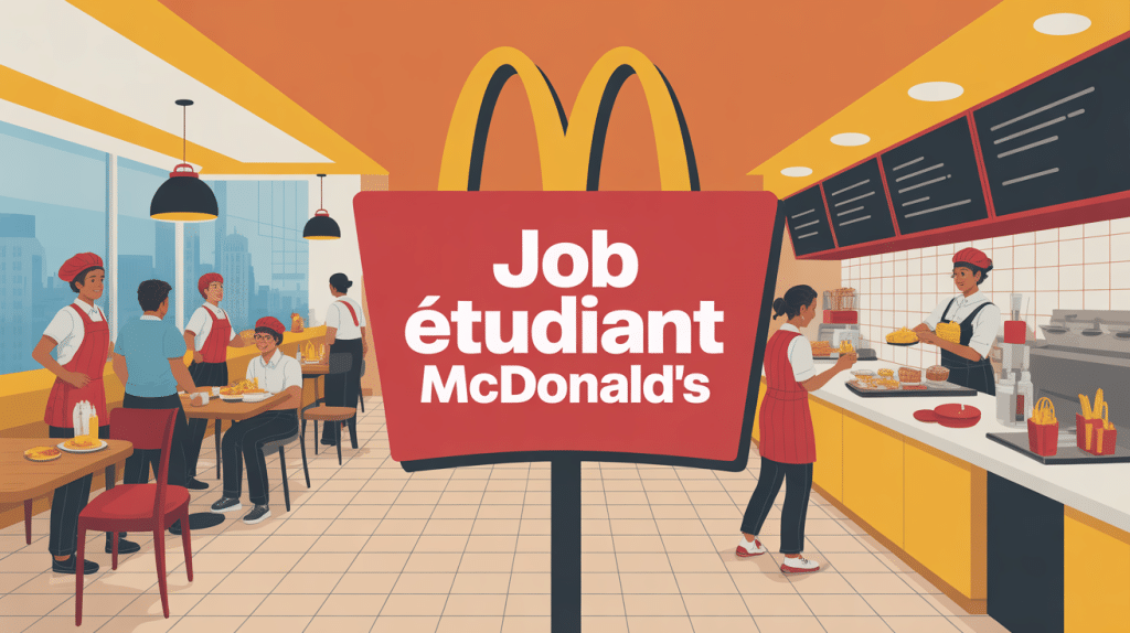 mcdo job etudiant équipe restaurant mcdonald's