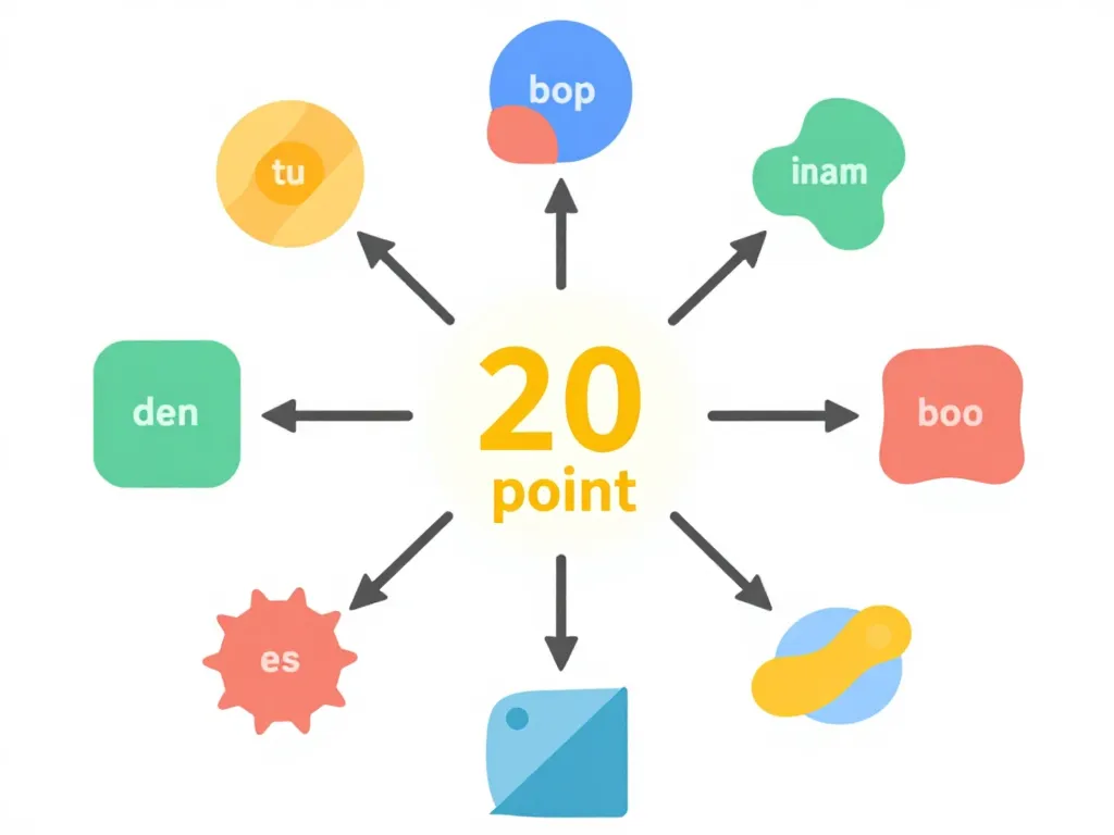 Diagramme pour mettre une note sur 20 explication conversion