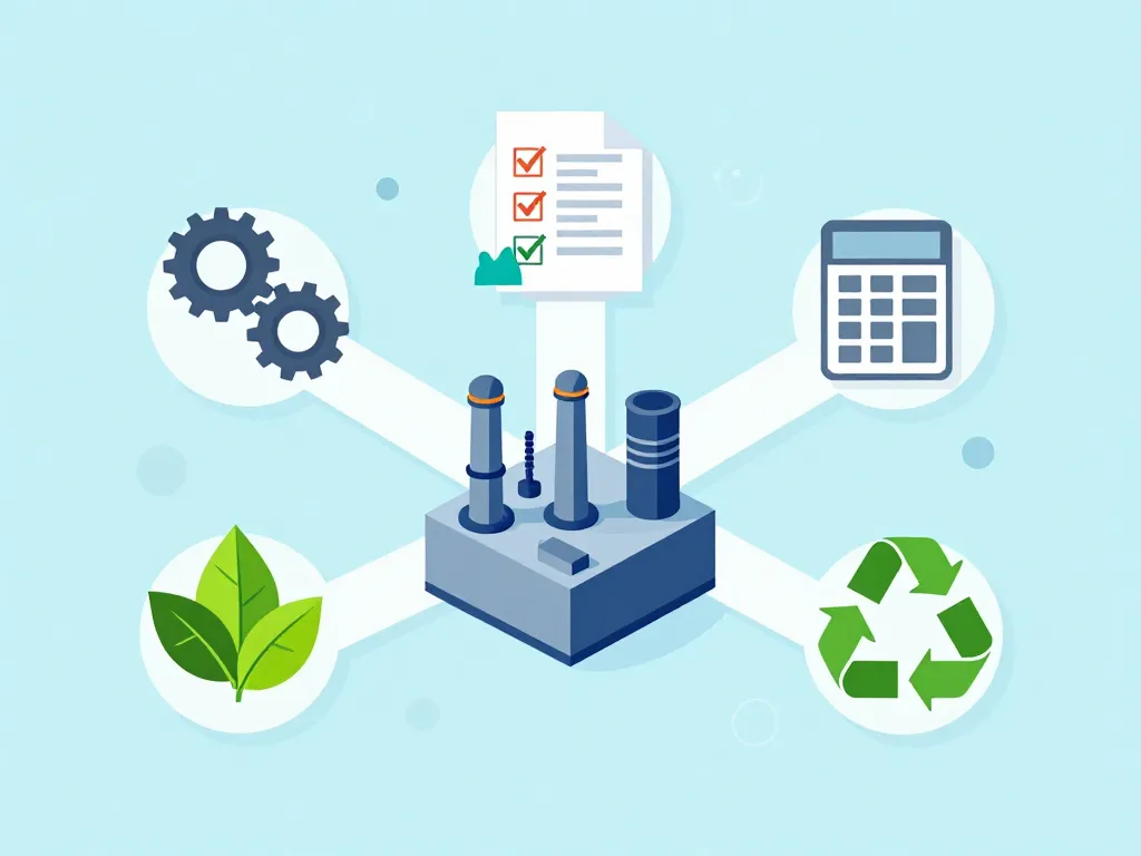 schéma concept mise au rebut gestion comptabilité environnement