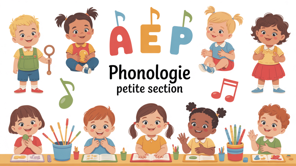 Enfants maternelle jeux phonologie PS en classe