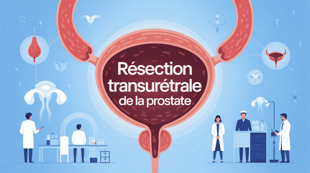 illustration rtup prostate et voies urinaires