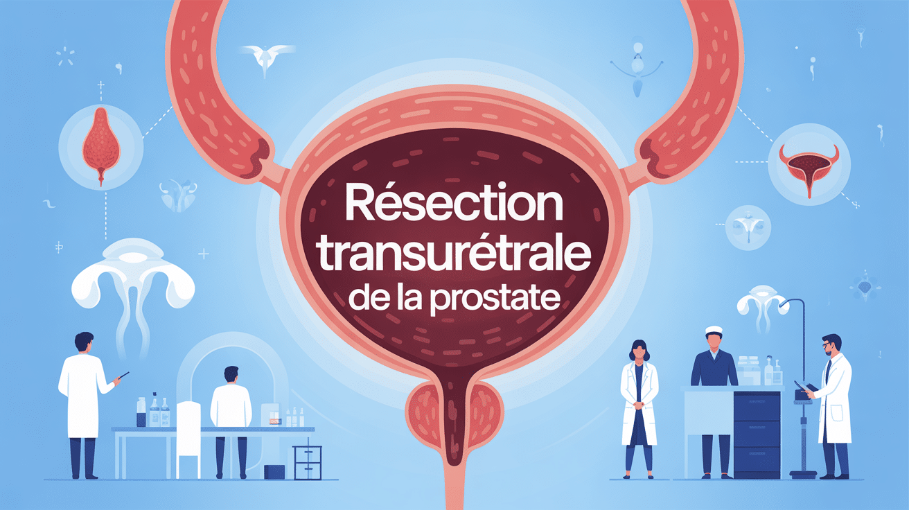 illustration rtup prostate et voies urinaires
