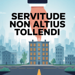 Illustration servitude non altius tollendi limitation hauteur