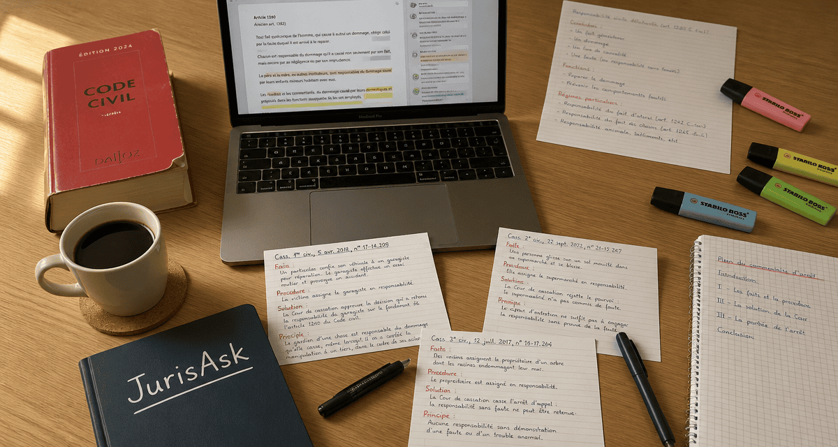 jurisask bureau étudiant droit fiche d'arrêt