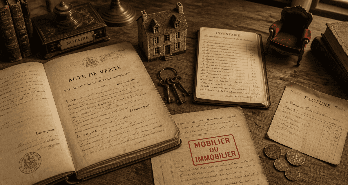 bureau notarial bien mobilier ou immobilier