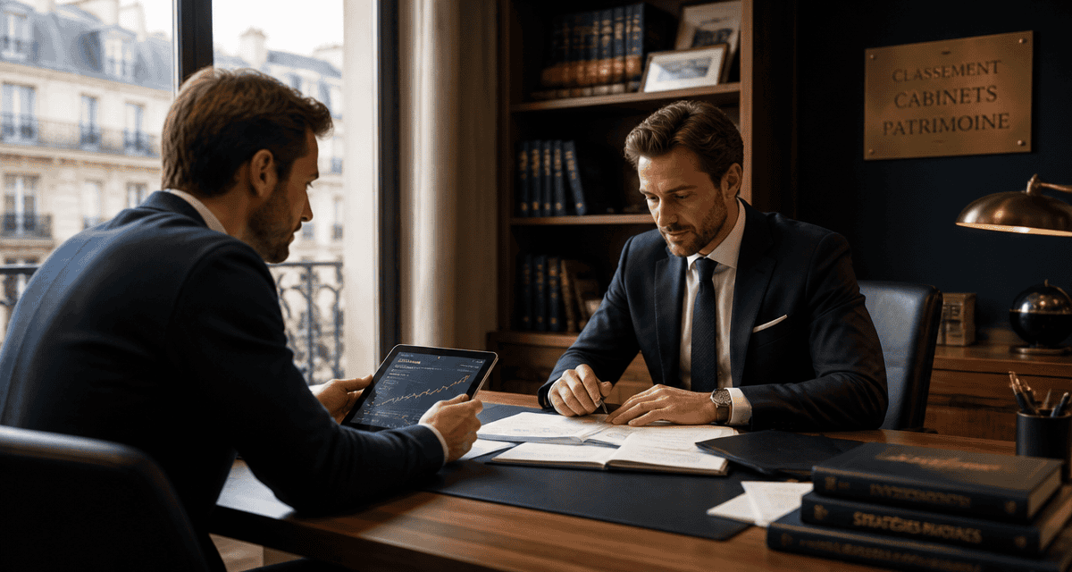 Classement cabinet gestion de patrimoine conseiller client