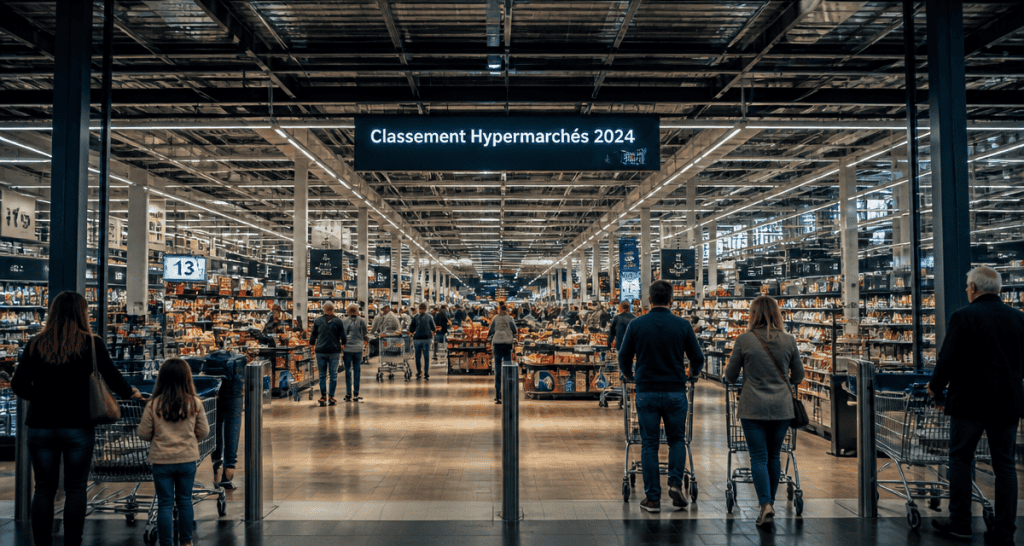 Classement hypermarché France chiffre d'affaire en image