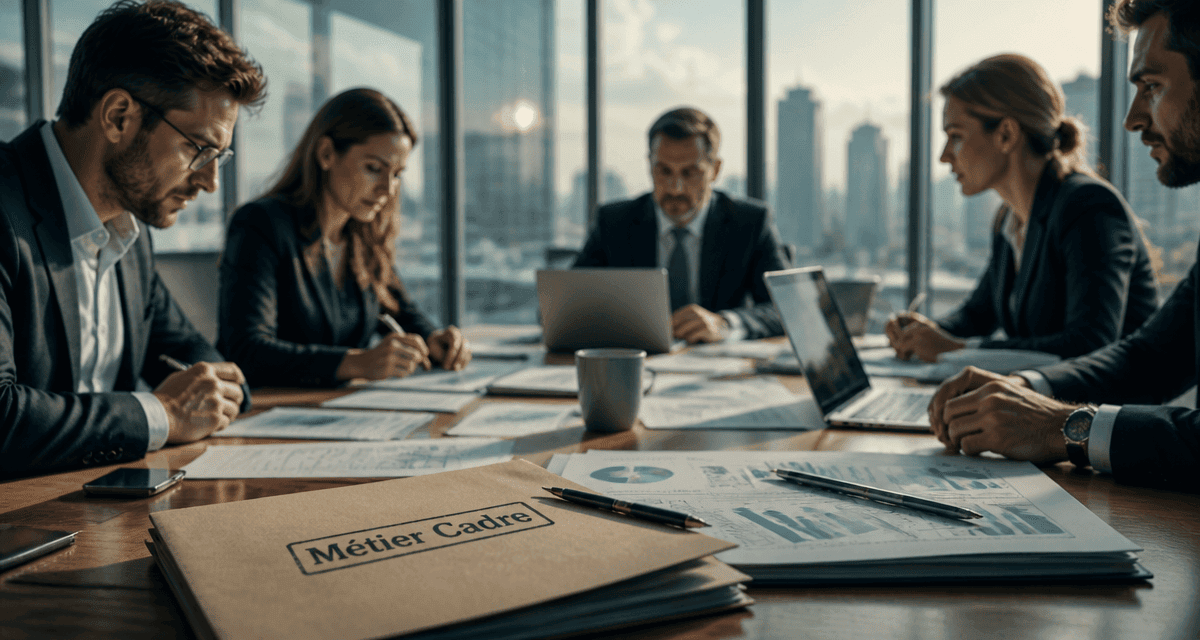 metier cadre réunion conseil