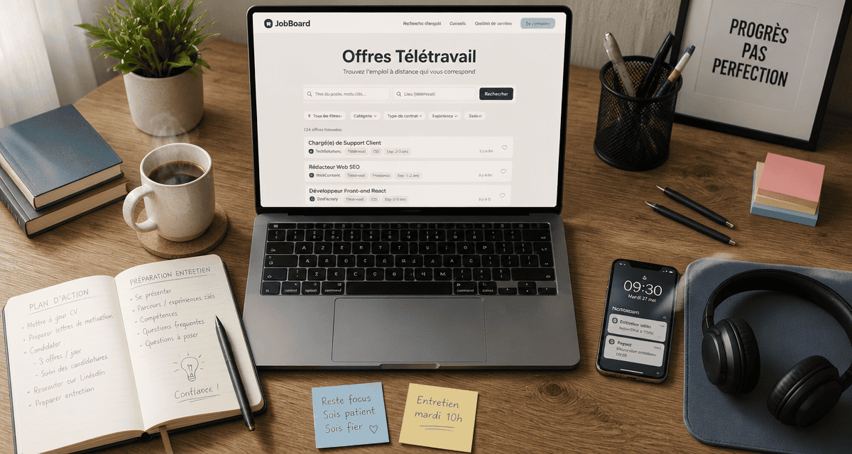 offre emploi télétravail à domicile sur jobboard