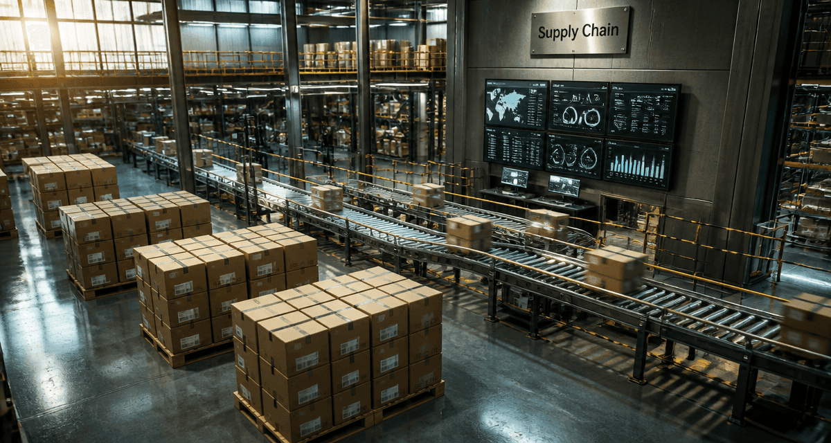 supply chain entrepôt automatisé