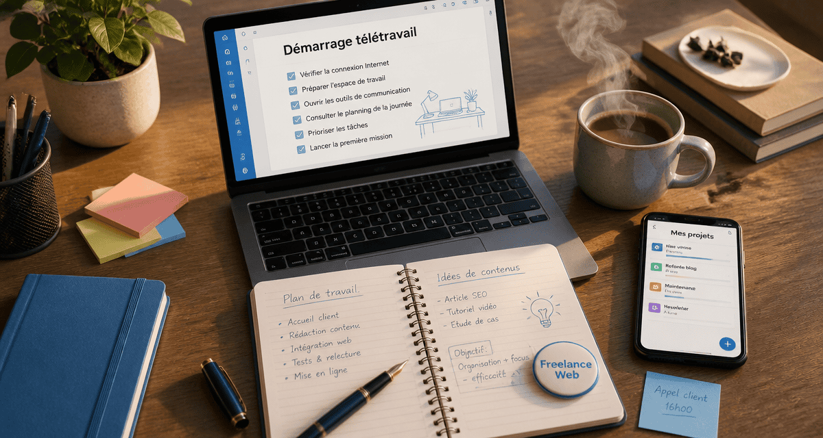 bureau travail en ligne à domicile
