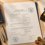 capital social d une entreprise sur bureau avec documents et argent