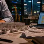 Développement sur mesure : maquette ERP et sprint Agile dans un bureau, unique vs standard