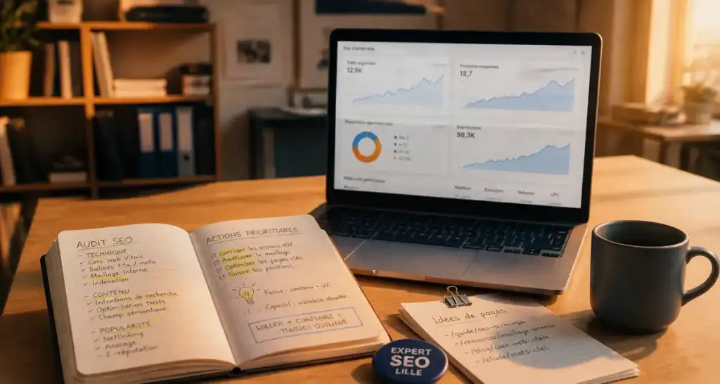 Expert seo lille : leviers SEO sans budget Ads