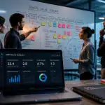 formation dasa practitioner équipe DevOps tableau blanc