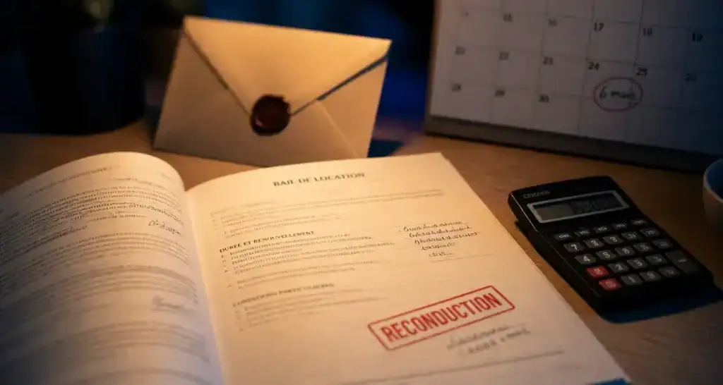 Reconduction tacite bail 3 ans : tampon et calendrier