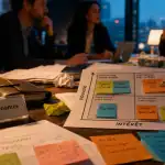 Cartographie des parties prenantes projet en réunion, matrice pouvoir-intérêt