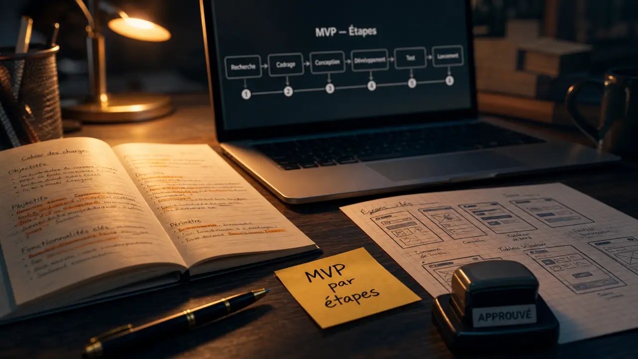 Comment créer un logiciel : MVP, besoin et tests sur un cahier