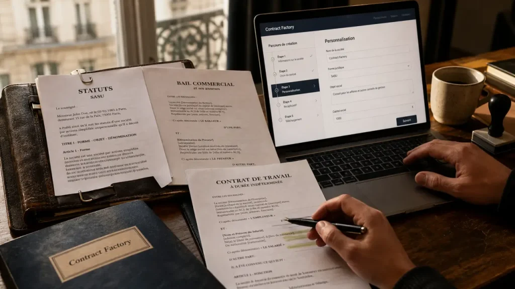 Contract Factory : la legaltech pour créer, modifier et gérer vos démarches juridiques ?