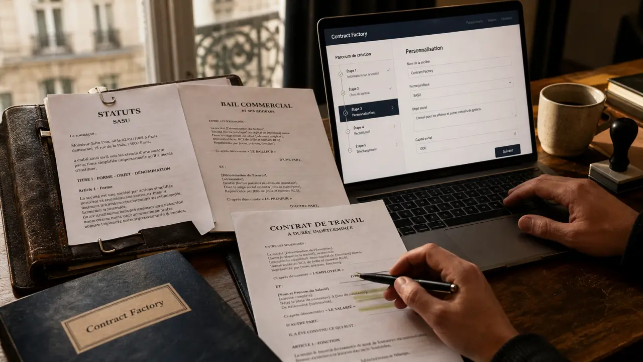 Contract Factory : legaltech pour créer gérer vos contrats