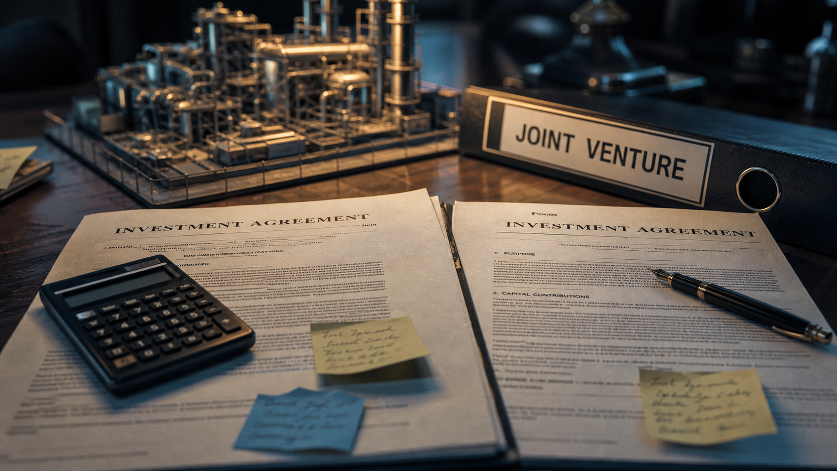 Joint venture finance : contrats, apports et droits de vote
