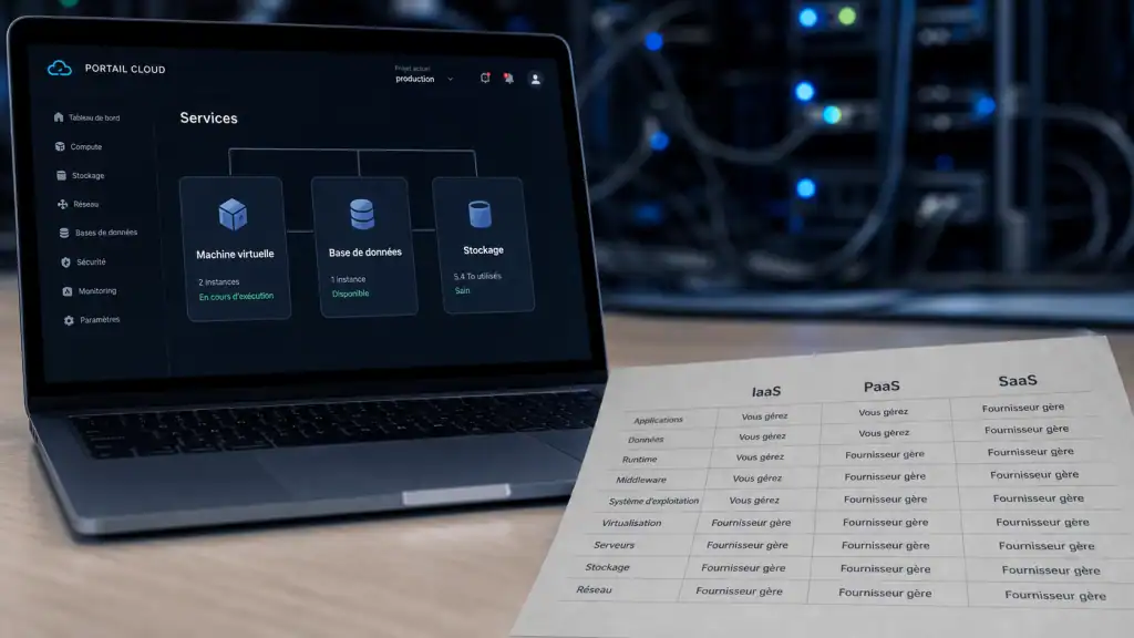 microsoft azure c'est quoi : IaaS PaaS SaaS cloud