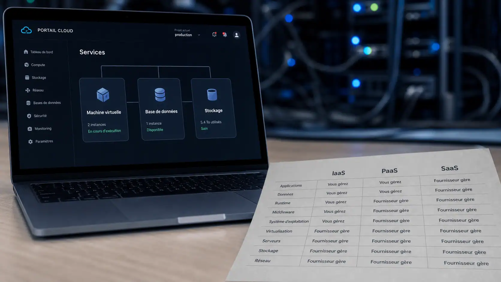 microsoft azure c'est quoi : IaaS PaaS SaaS cloud