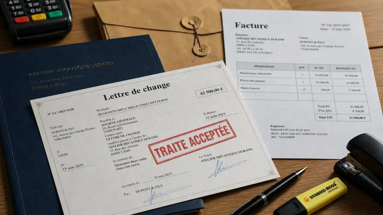 Paiement traite : lettre de change, échéance et risque d’impayé