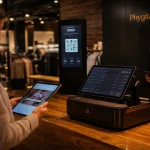 Phygitale définition : magasin phygital, QR et tablette en boutique