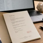 Remerciement après entretien : enveloppe merci et mail de gratitude