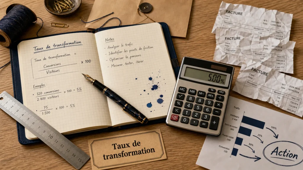 Taux de transformation définition : calcul et leviers