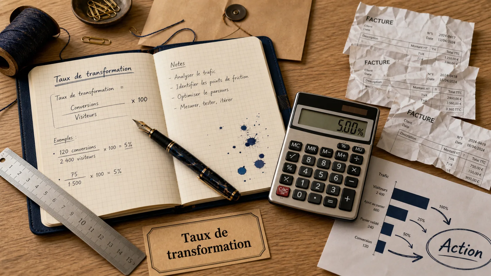 Taux de transformation définition : calcul et leviers