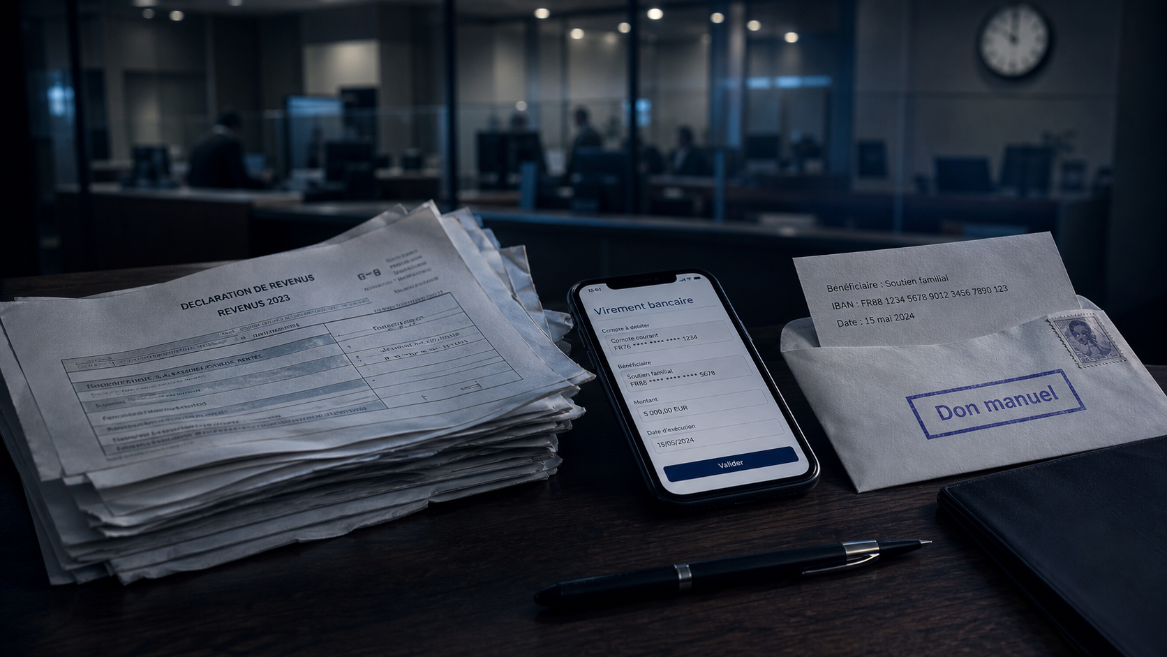 Virement bancaire controle fiscal : seuils et dons familiaux