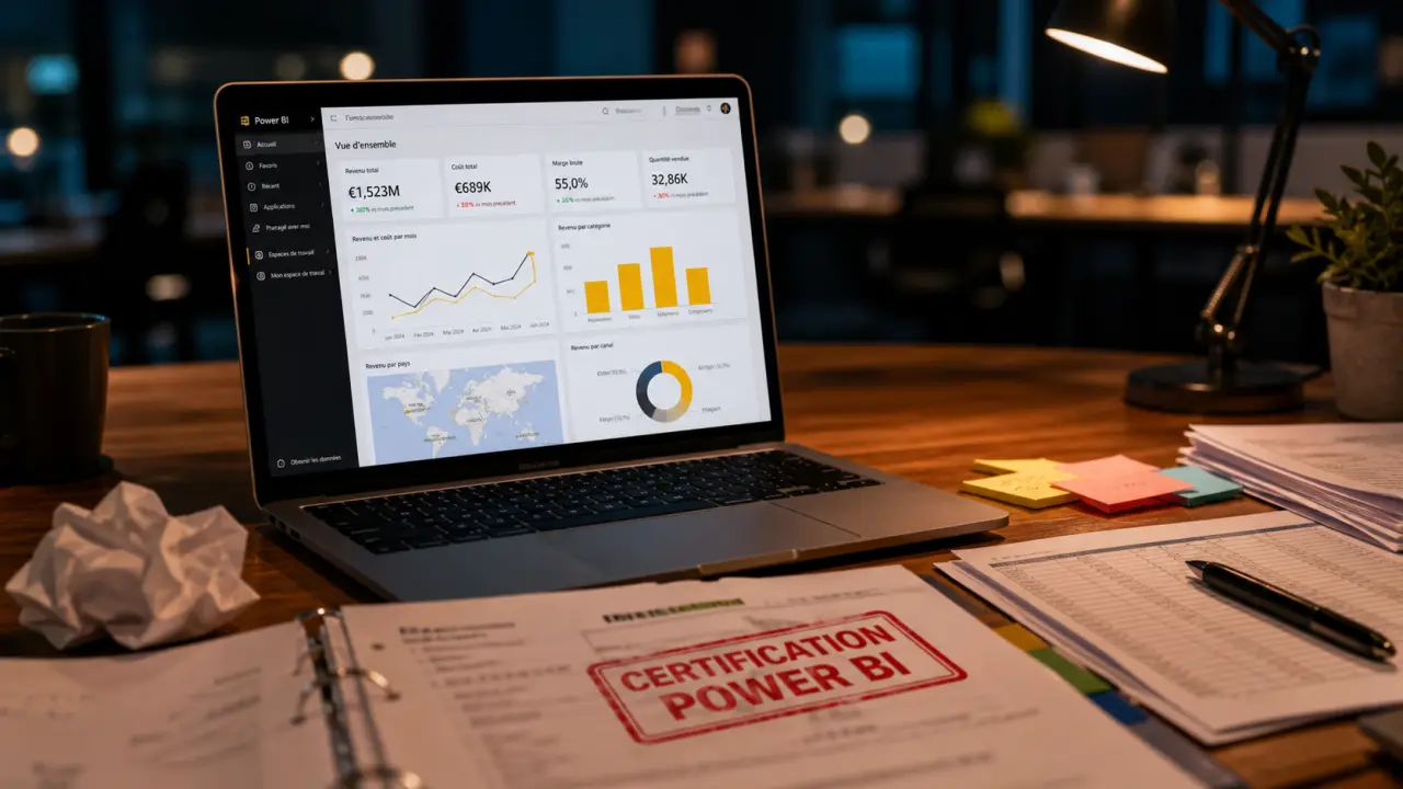 Formation Power BI certifiante : certification Microsoft ou TOSA Power BI