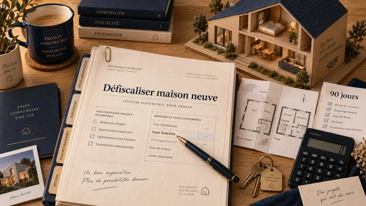 Defiscaliser maison neuve : aides, taxes locales et location