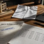 Emprunt SCI : tableau mensualités et dossier banque