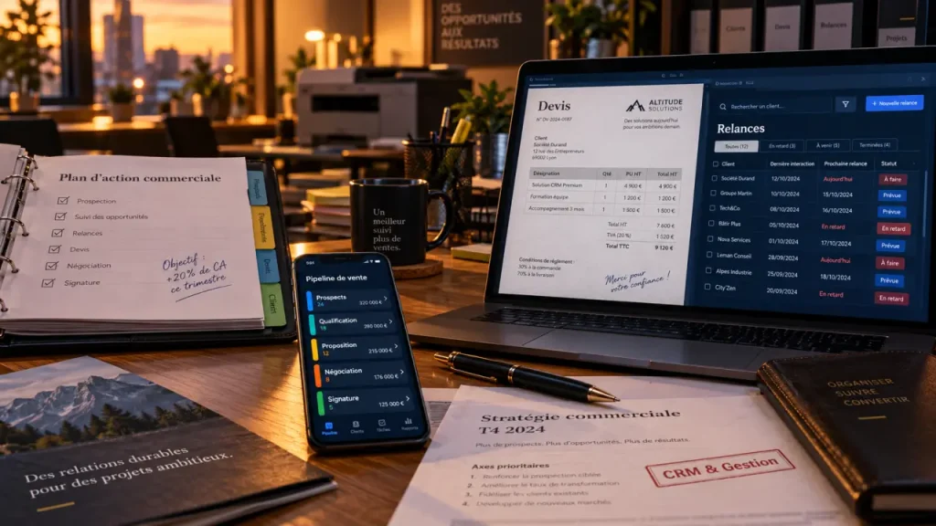 CRM et gestion commerciale : suivre les prospects ne suffit pas à gérer les ventes