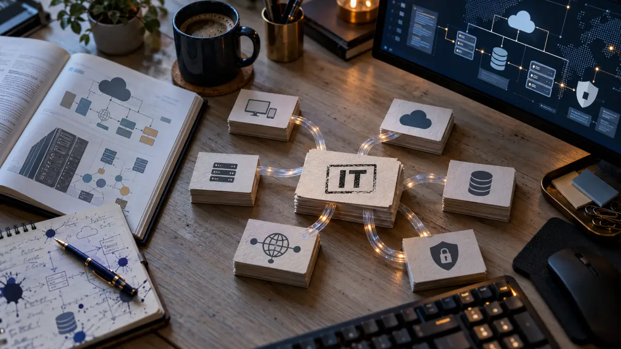 IT informatique : données, réseaux et cybersécurité en entreprise