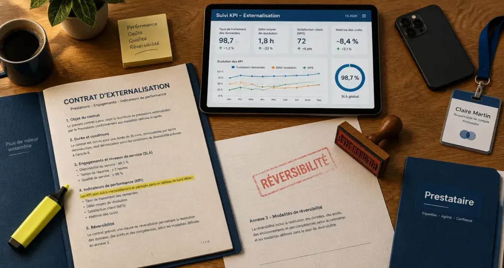 L’outsourcing externalise une fonction sans retirer le pilotage à l’entreprise